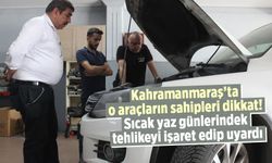 Yaz Sıcakları Kahramanmaraş'ta Araç Yangınlarını Tetikliyor! Uyarı Geldi