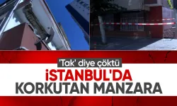Yürekleri ağza getiren olay! İstanbul'da 48 yıllık binanın balkonu çöktü