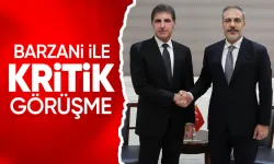 Dışişleri Bakanı Fidan IKBY Başkanı Barzani ile bir araya geldi