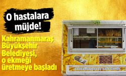 Kahramanmaraş Büyükşehir Belediyesi, glutensiz ekmek üretmeye başladı