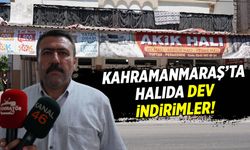 Kahramanmaraş'ta halı da dev indirimler