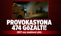 Yerlikaya: Kayseri’deki provokatif eylemlerde 474 kişi gözaltına alındı