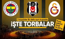 Beşiktaş, Galatasaray ve Fenerbahçe'nin muhtemel rakipleri belli oldu