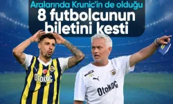 Jose Mourinho hepsinin biletini kesti! Fenerbahçe'de 5 yolcu birden