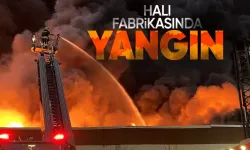 Gaziantep'te halı fabrikasında yangın! Dumanlar gökyüzünü sardı