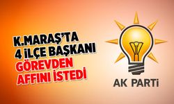 AK Parti'de 4 ilçe başkanı görevlerinden affını istedi