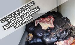 1.5 ton at ve eşek eti yakalatan şahıstan pes dedirten savunma