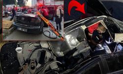 Mersin'de Dehşet: 21. Kattan Düşen Adam Aracın İçine Saplandı