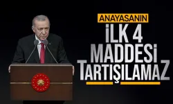 Cumhurbaşkanı Erdoğan'dan yeni anayasa açıklaması: İlk 4 madde için tartışma yoktur