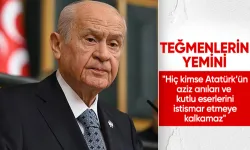 Kara Harp Okulu'ndaki “Subaylık Yemini” olayı Bahçeli'den dikkat çeken açıklamalar!