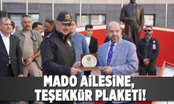 Mado Ailesine Teşekkür Plaketi!