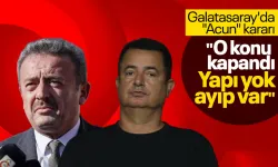 Galatasaray’dan Acun Ilıcalı Kararı: “Ortada Yapı Yok, Büyük Bir Ayıp Var!”