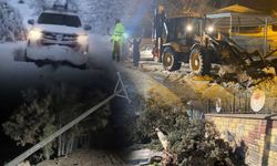 Kara geçen gecede tüm kurumlar sahada