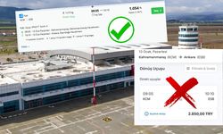 Tepkiler üzerine Kahramanmaraş’ta uçak fiyatları çakıldı!