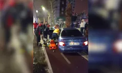 Kahramanmaraş'ta kontrolden çıkan araç kaldırıma daldı!