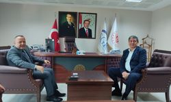 Dinçer, SGK İl Müdürü Akbalaban ile Bir Araya Geldi
