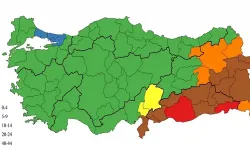 Yeni harita yayımlandı: Haritada Kahramanmaraş ‘sarı’ya boyandı