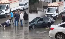 Kahramanmaraş'ta araç sürücüsüne doğrulttuğu silah tutukluk yaptı; o anlar kamerada