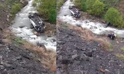 Minibüs dereye uçtu: 2 ölü ve yaralılar var!