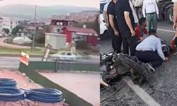Kahramanmaraş'ta Motosiklet Kabusu! Sürücü Taklalar Attı, Güvenlik Kamerası Kaydetti