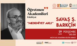 Kahramanmaraş'ta edebiyat rüzgârı: Savaş Barkçin'den "Medeniyet Aklı” söyleşisi