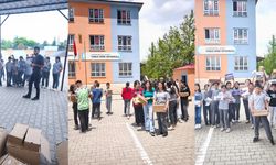 Kahramanmaraşlı iş insanı Harun Şahin'den öğrencilere bayram sevinci