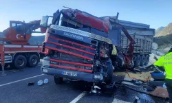 Kahramanmaraş'ta buğday yüklü TIR kaza yaptı: 1 ölü, 1 yaralı