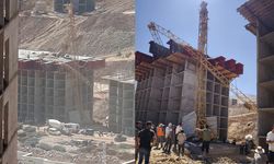 Kahramanmaraş'ta TOKİ inşaatında kule vinç devrildi, 1 işçi hayatını kaybetti