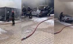 Kahramanmaraş'ta yangın faciası: 3 konteyner ve 1 araç yandı