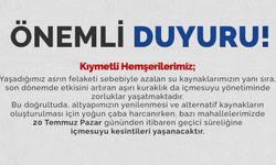 Vatandaşların Dikkatine! 20 Temmuz’dan İtibaren Geçici Su Kesintileri Yaşanacak