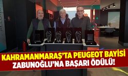 Kahramanmaraş'ta Peugeot bayisi Zabunoğlu'na başarı ödülü