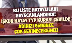 İŞKUR Hatay TYP 2025 Kura Sonuçları ve İsim Listesi