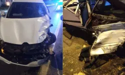 Kahramanmaraş’ta iki otomobil çarpıştı: Sürücüler yaralandı