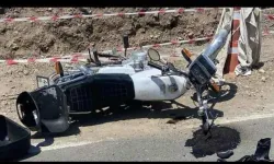 Kahramanmaraş'ta iş makinesinin altında kalan motosikletli genç öldü