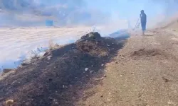 Kahramanmaraş'ta yangın ormana sıçramadan söndürüldü