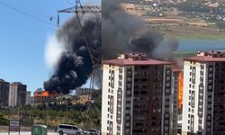 Kahramanmaraş'ta büyük panik! Bina alev alev yanıyor