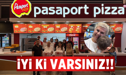 Bir Demet Bin Mutluluk Ekibinden ve PasaPort Pizza Piazza'dan Yetim Çocuklara Pizza Sürprizi