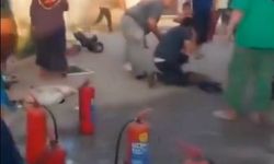 Kahramanmaraş’ta konteynerde yangın
