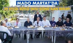 MADO Martat’ta 29 Eylül Dünya Sütlü Tatlı Günü Kutlandı