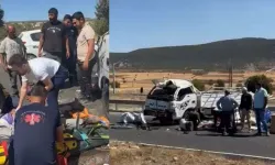 Kahramanmaraş'ta minibüs ile kamyonet çarpıştı: Yaralılar var!