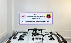 Kahramanmaraş'ta ev değil cephanelik: Silahlar... mermiler ele geçirildi