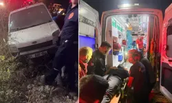 İki hafif ticari araç çarpıştı: 1 ölü, 2 yaralı