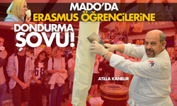 Kahramanmaraş, Kültürlerin Buluşma Noktası Oldu: Erasmus Öğrencilerine Mado’dan Unutulmaz Dondurma Şovu!