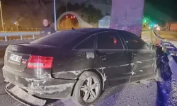 Kahramanmaraş'ta kontrolünü kaybetti, bariyerlere girdi!