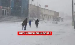 Sivas 14 Ekim'de okullar tatil mi? Yarın Sivas'ta üniversitelere kar tatili var mı?