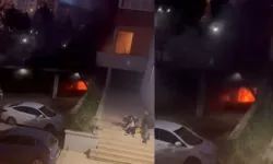 Kahramanmaraş’ta Otoparkta Park Halindeki Araç Yandı, 18 Kişi Dumandan Etkilendi