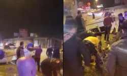 Kahramanmaraş'ta feci kaza, araç defalarca takla attı!