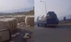 Kahramanmaraş-Kayseri Yolunda Saman Balya Krizi: Trafik Bir Saat Aksadı