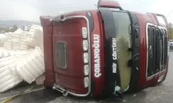 Pamuk Yüklü TIR Kahramanmaraş’ta Devrildi: 3 Hafif Yaralı