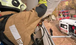 Kahramanmaraş'ta ev yangını, 1 kişi dumandan etkilendi